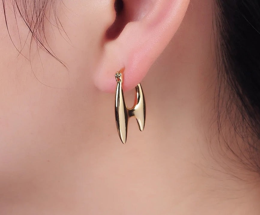Nora Gold Hoops image 1