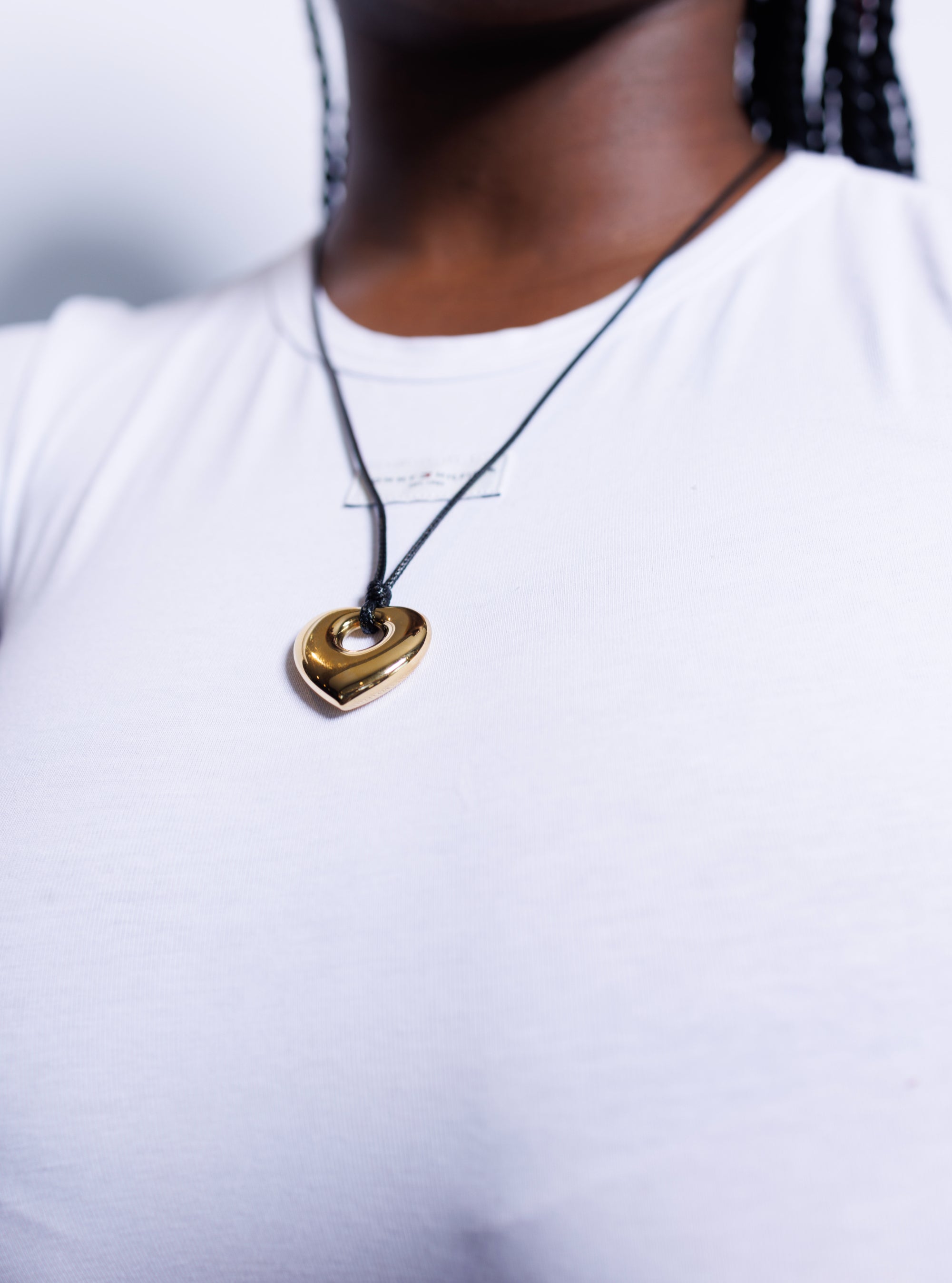 Dana Black Rope Necklace image 2