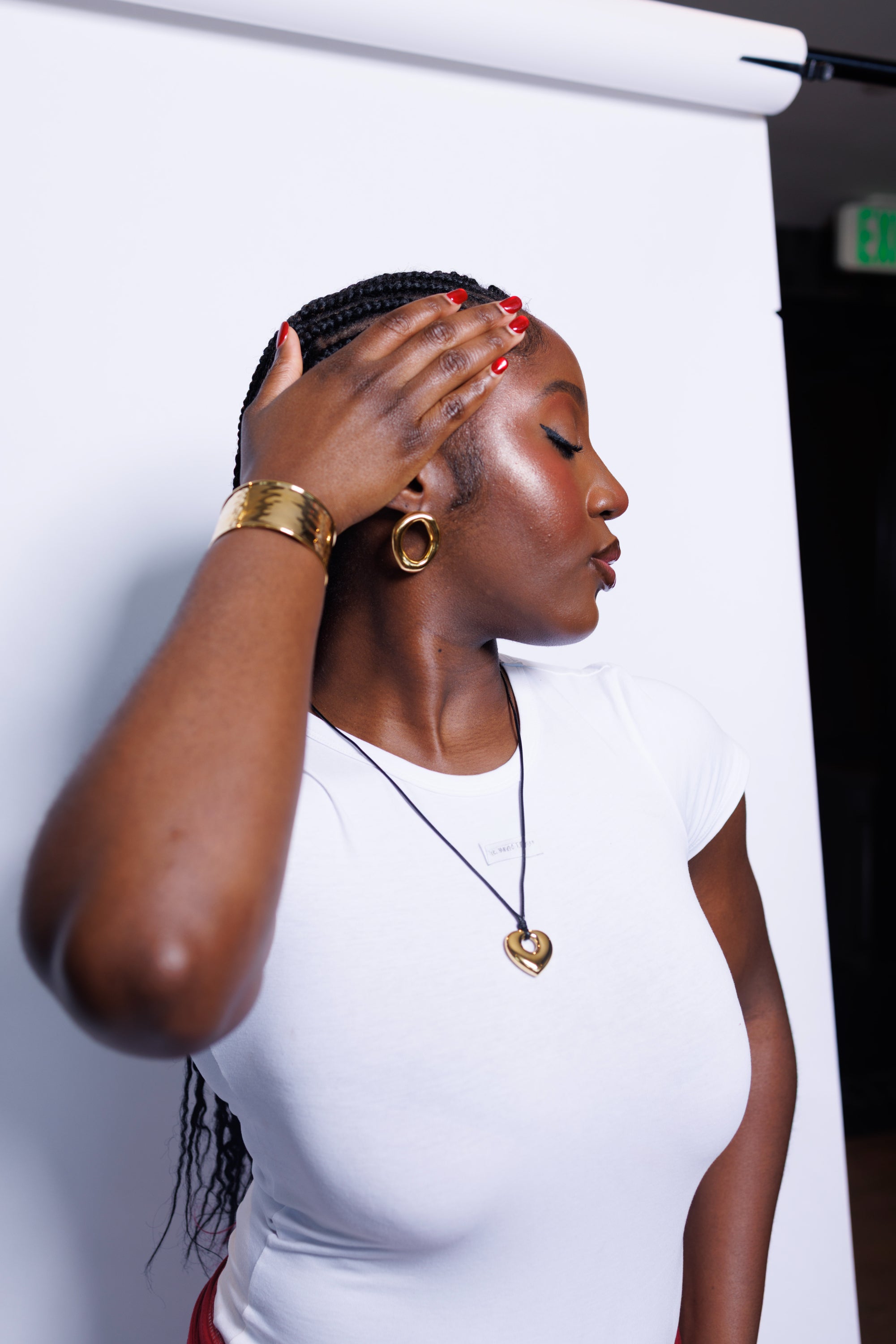 Dana Black Rope Necklace image 1