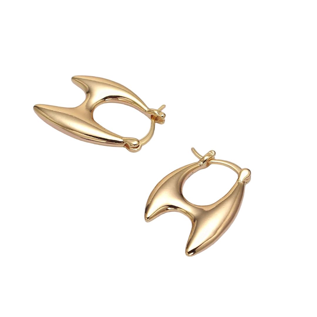 Nora Gold Hoops image 2