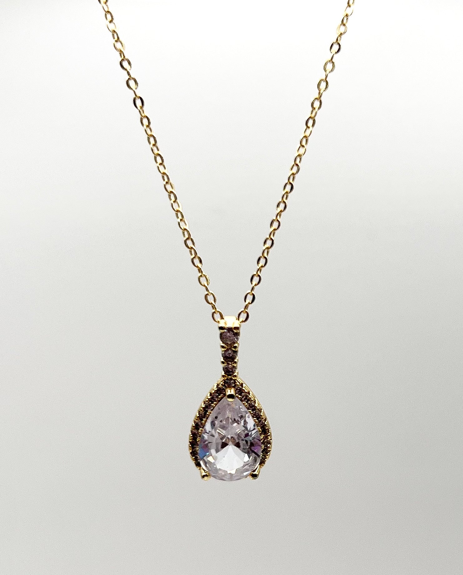 Monika Teardrop Necklace image 0