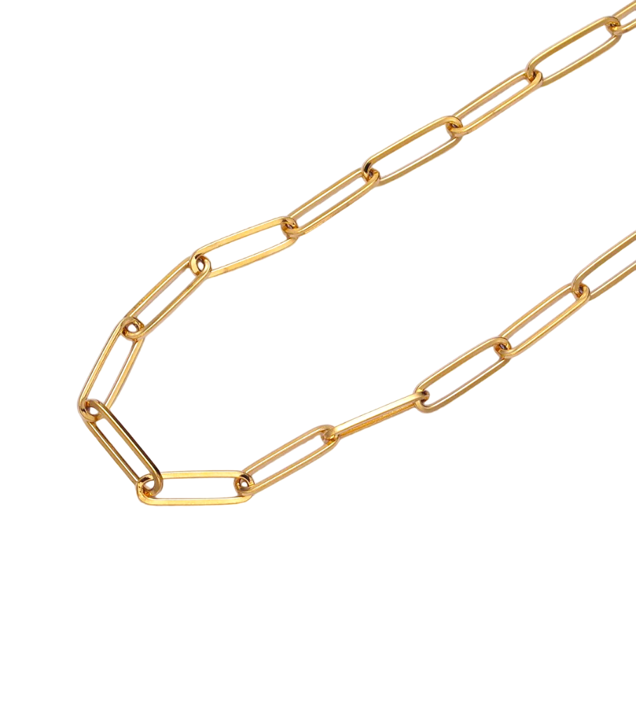 Lenora Gold Paperclip Chain image 2
