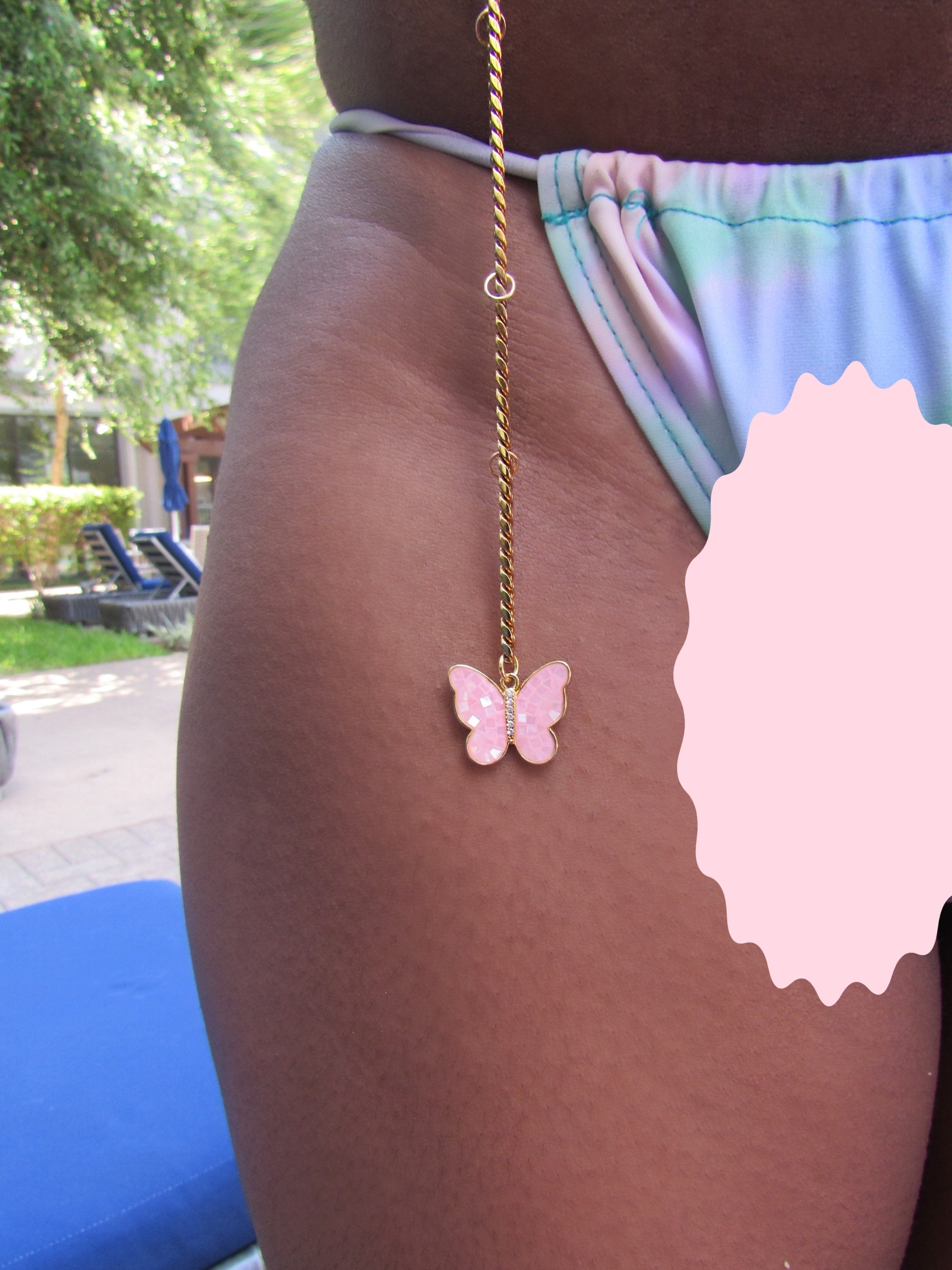 Andrea Gold Body Chain image 2