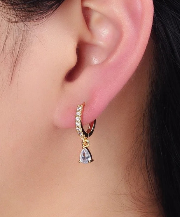 Poppie Huggie Earrings image 1