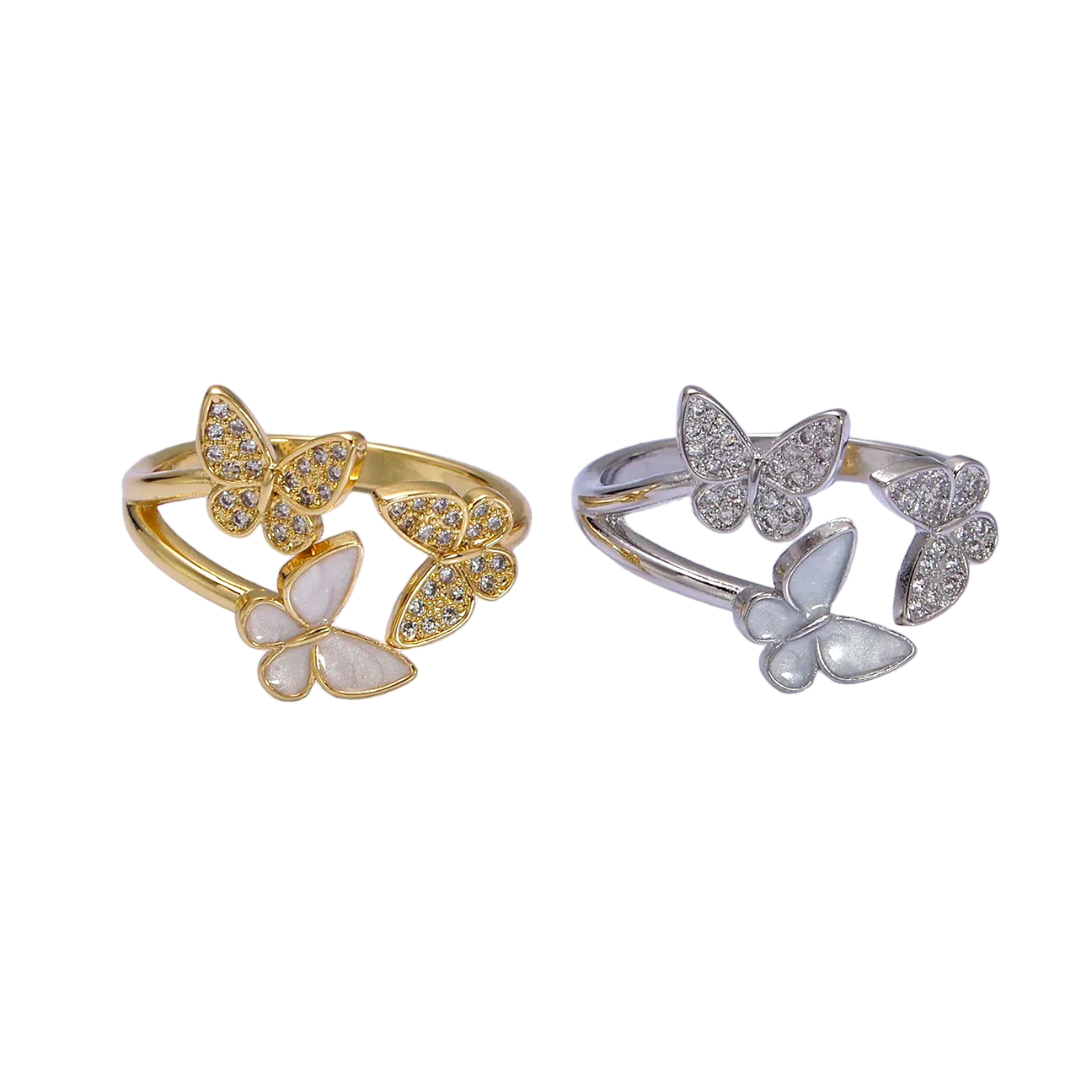 Fern Butterfly Ring image 0