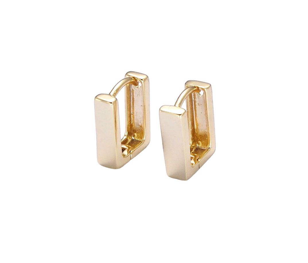 Mia Gold Huggie Earrings image 0