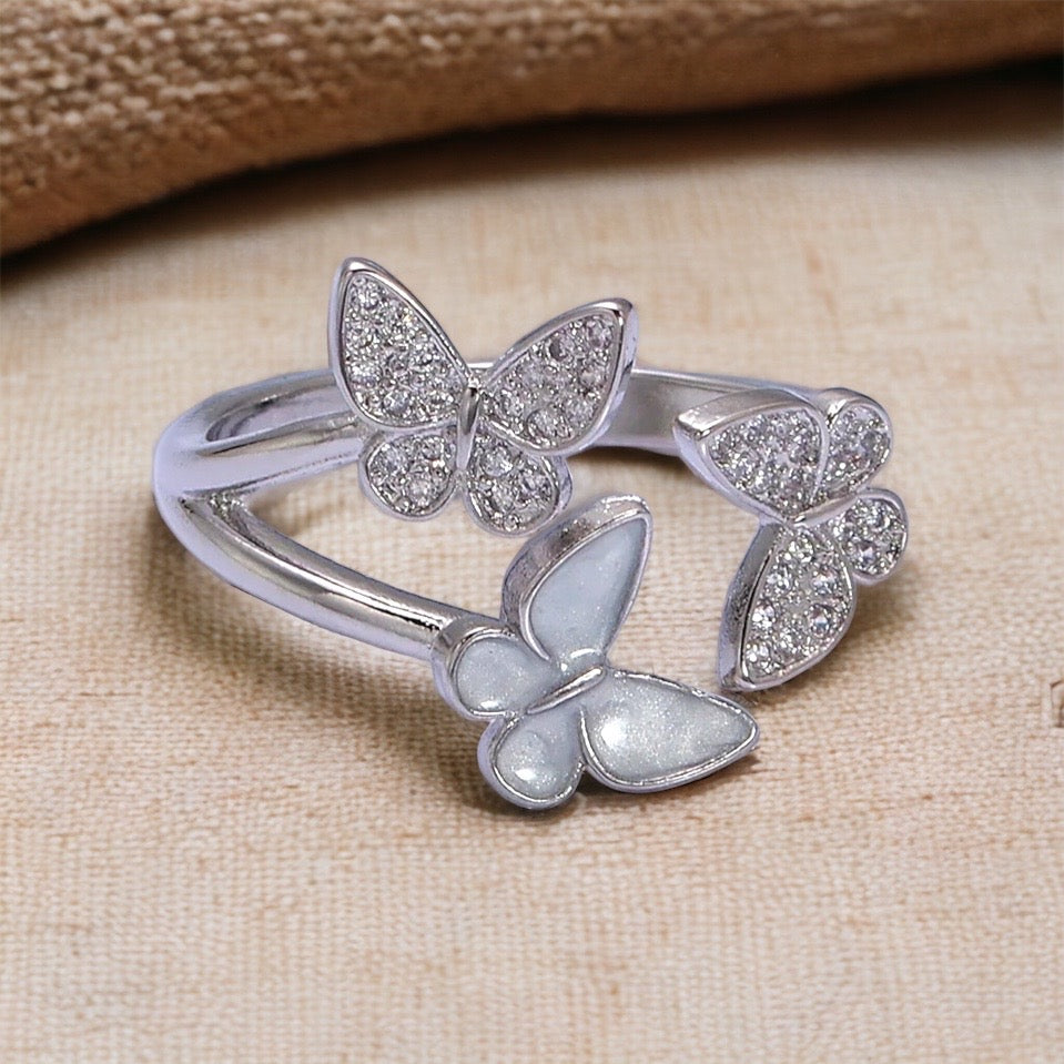 Fern Butterfly Ring image 3