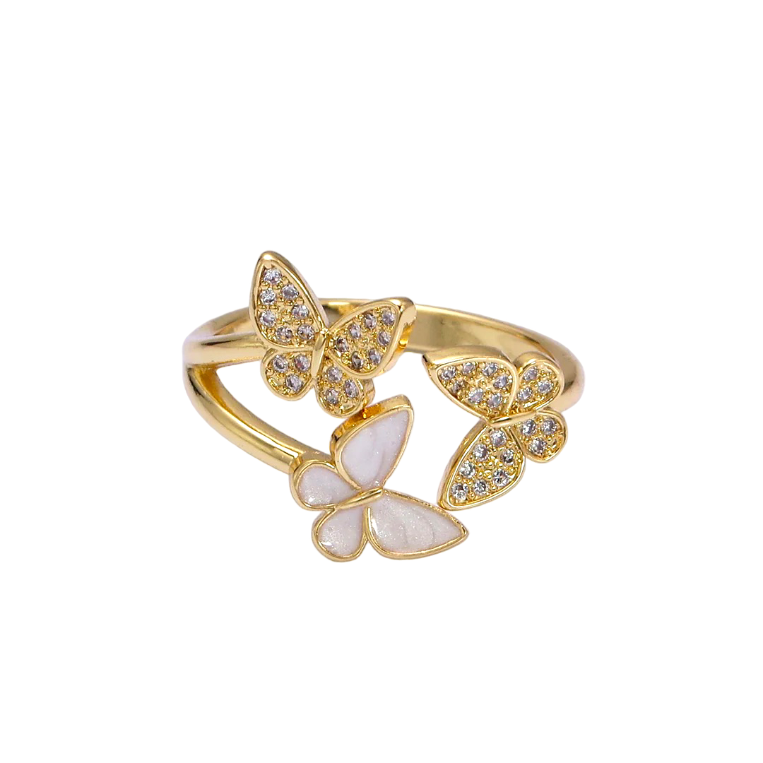 Fern Butterfly Ring image 4