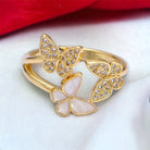 Fern Butterfly Ring image 1
