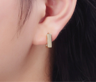 Mia Gold Huggie Earrings image 1