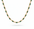 Beaded necklace on a smartphone screen with editing options.