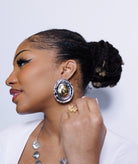 Zoe Earrings Silver image 2